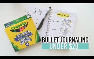 Bullet Journaling ON A BUDGET | Spreads For Lined Pages
