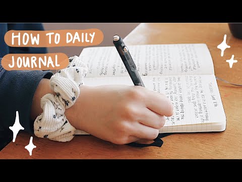 How to Daily Journal // tips & tricks to journal everyday & improve your mental health