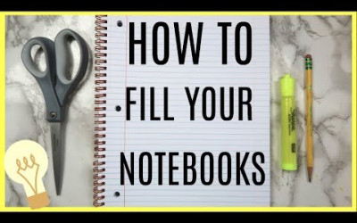 5 Ways to Fill Your Empty Notebooks! Creative Journal Ideas