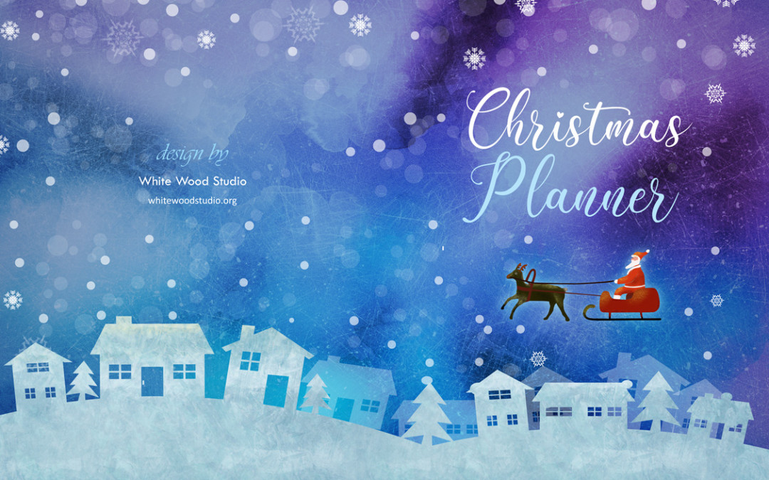 Christmas Planner: Beautiful Christmas Holiday Organizer Journal Notebook